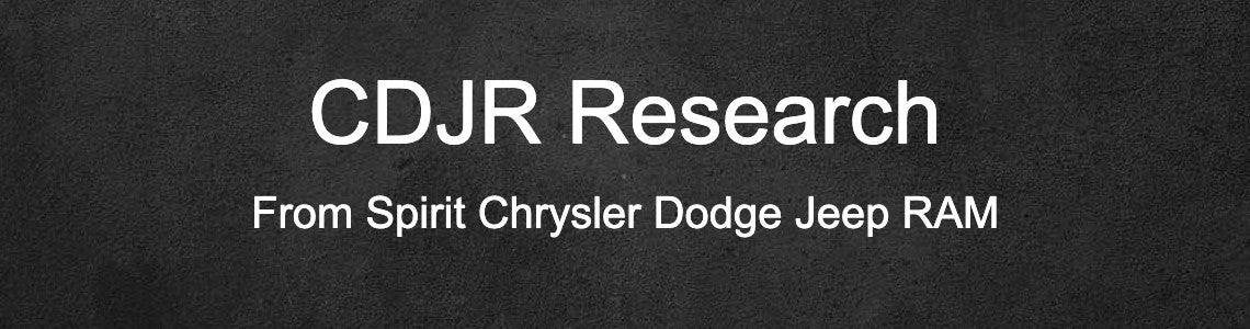 CDJR Research from Spirit Chrysler Dodge Jeep Ram